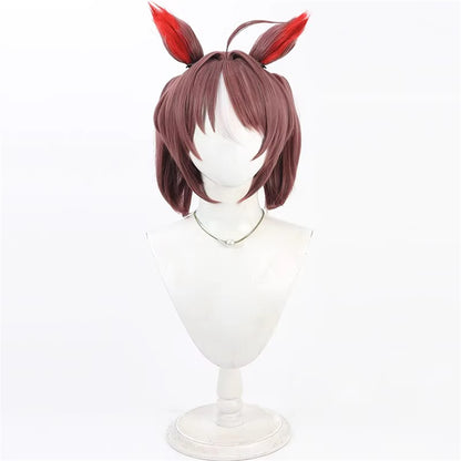 【In Stock】Game Umamusume:Pretty Derby Cosplay グランアレグリア Gran Alegria Cosplay Wig With Ears and Tail