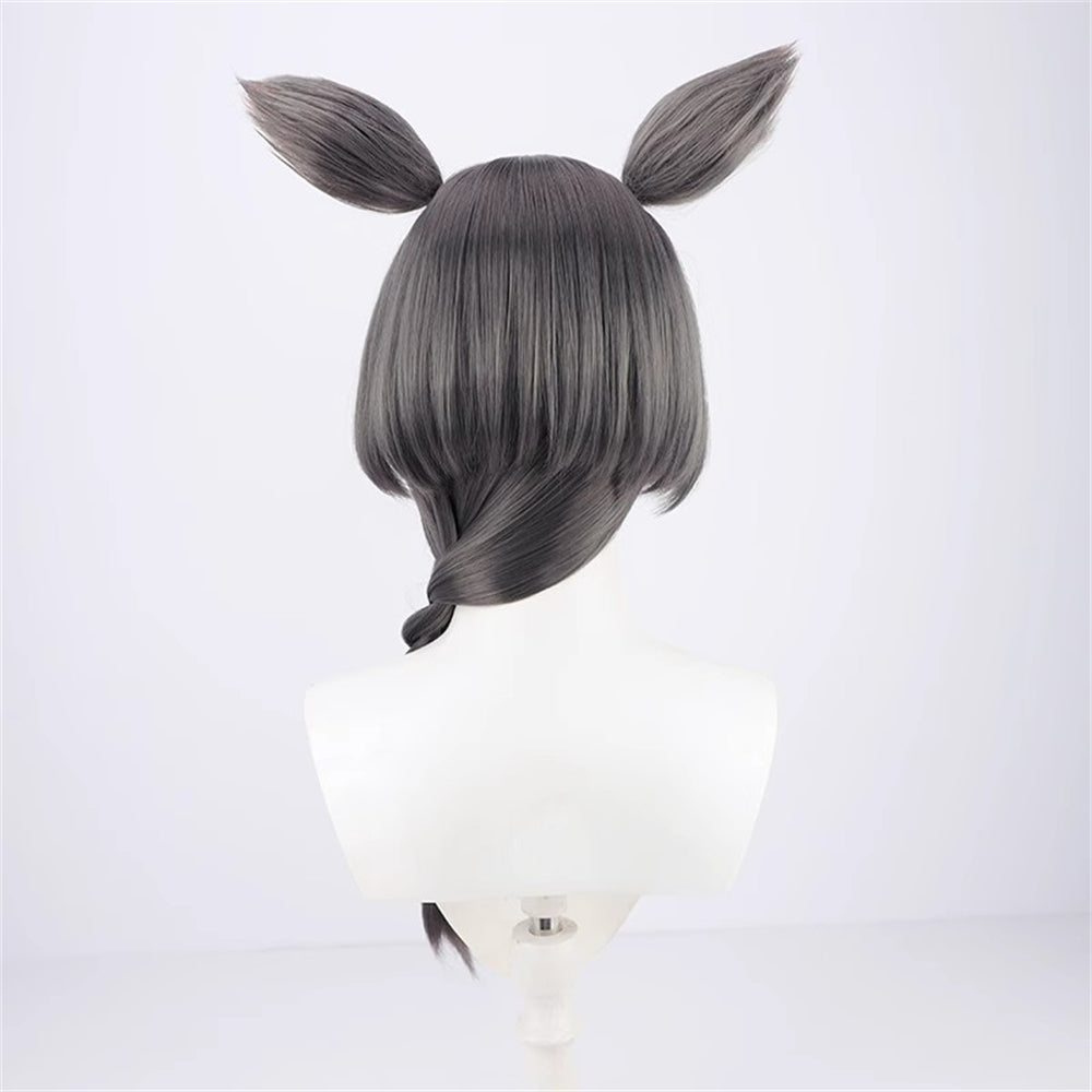 【In Stock】Game Umamusume:Pretty Derby Cosplay ゼンノロブロイ Zenno Rob Roy Cosplay Wig With Ears and Tail