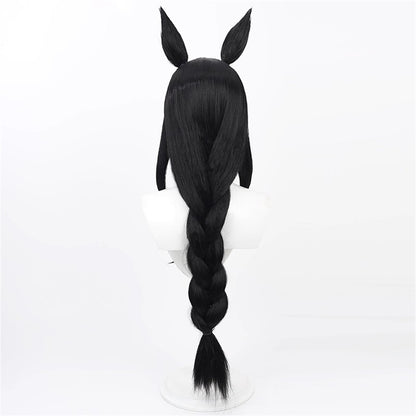 【In Stock】Game Umamusume:Pretty Derby Cosplay マンハッタンカフェ Manhattan Cafe Cosplay Wig With Ears and Tail