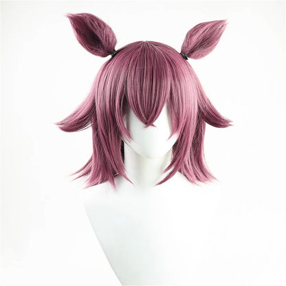 【In Stock】Game Umamusume:Pretty Derby Cosplay サクラチヨノオー Sakura Chiyono O Cosplay Wig With Ears and Tail