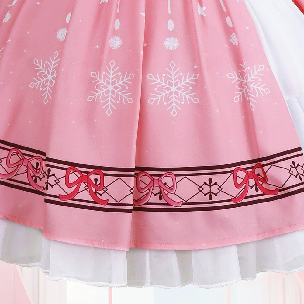 【In Stock】Game Infinity Nikki Cosplay Pink Dress Cosplay Costume Premium Edition