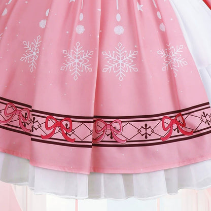 【In Stock】Game Infinity Nikki Cosplay Pink Dress Cosplay Costume Premium Edition