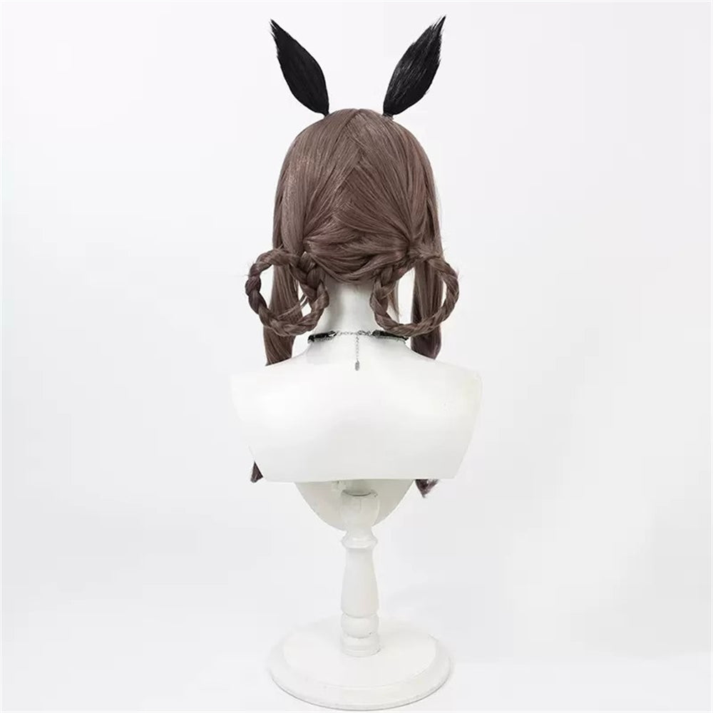 【In Stock】Game Umamusume:Pretty Derby Cosplay ジェンティルドンナ Gentildonna Cosplay Wig With Ears and Tail
