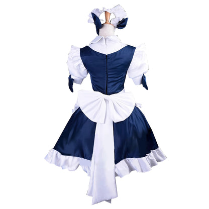 【In Stock】Game the Embodiment of Scarlet Devil Cosplay Izayoi Sakuya Maid Cosplay Costume Premium Edition