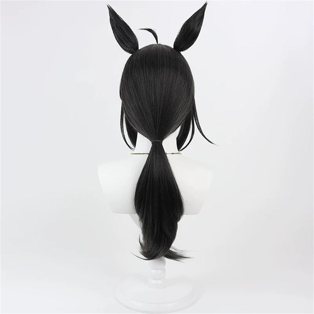 【In Stock】Game Umamusume:Pretty Derby Cosplay Logotype Cosplay Wig With Ears and Tail