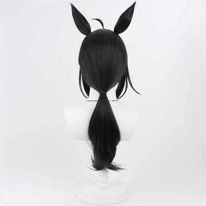 【In Stock】Game Umamusume:Pretty Derby Cosplay Logotype Cosplay Wig With Ears and Tail