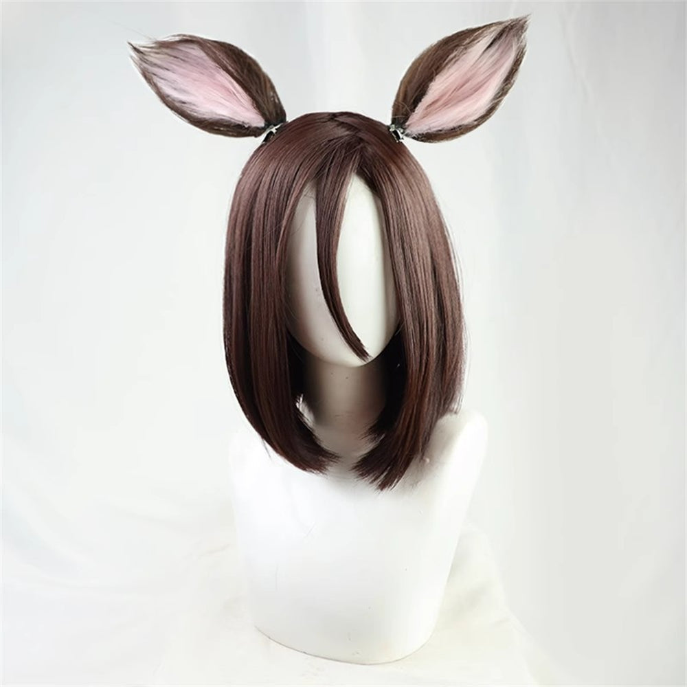【In Stock】Game Umamusume:Pretty Derby Cosplay Air Groove エアグルーヴ Cosplay Wig With Ears and Tail