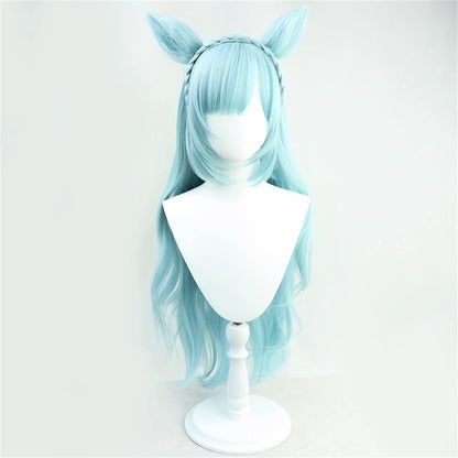 【In Stock】Game Umamusume:Pretty Derby Cosplay メジロアルダン Mejiro Ardan Cosplay Wig With Ears and Tail