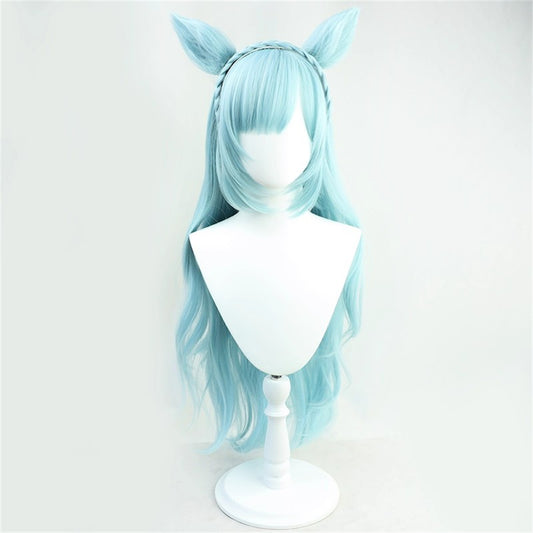 【In Stock】Game Umamusume:Pretty Derby Cosplay メジロアルダン Mejiro Ardan Cosplay Wig With Ears and Tail