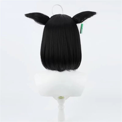 【In Stock】Game Umamusume:Pretty Derby Cosplay マンハッタンカフェ Manhattan Cafe Cosplay Wig Short Hair Style With Ears and Tail