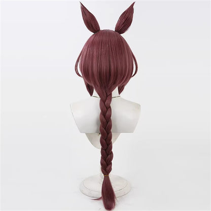 【In Stock】Game Umamusume:Pretty Derby Cosplay サクラチトセオー Sakura Chitose O Cosplay Wig With Ears and Tail