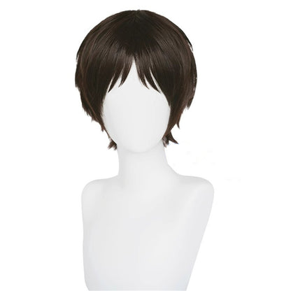 【In Stock】Anime Attack On Titan Cosplay エレン・イェーガー Eren Yeager ミカサ・アッカーマン Mikasa Ackerman Cosplay Wig