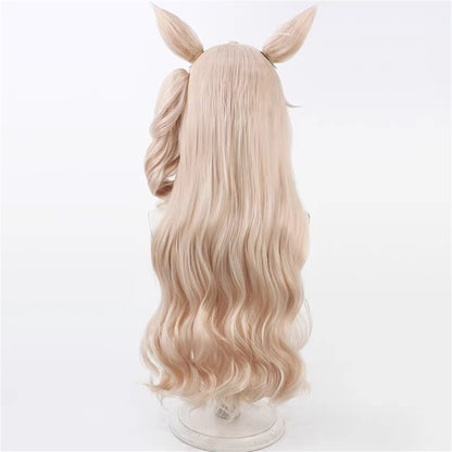 【In Stock】Game Umamusume:Pretty Derby Cosplay ヴィクトワールピサ Victoire Pisa Cosplay Wig With Ears and Tail