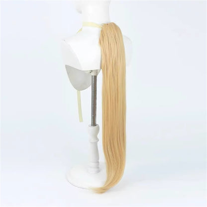 【In Stock】Game Umamusume:Pretty Derby Cosplay ゴールドシチー Gold City Cosplay Wig With Ears and Tail