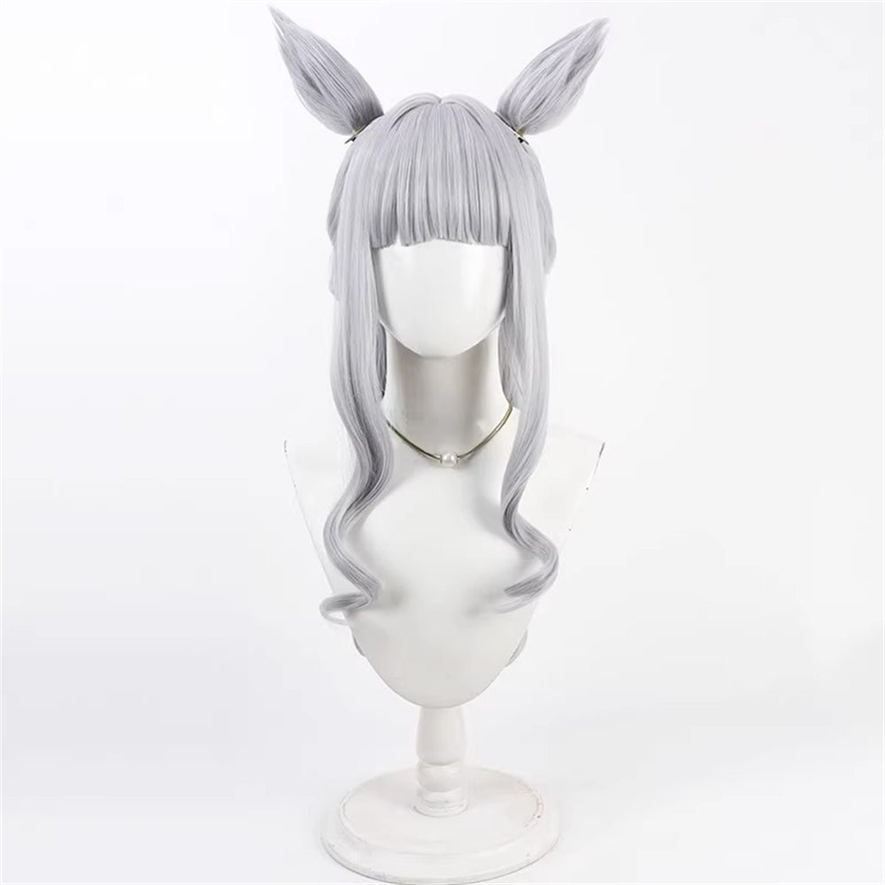 【In Stock】Game Umamusume:Pretty Derby Cosplay ゴールドシップ Swimsuit Style Gold Ship Cosplay Wig With Ears and Tail