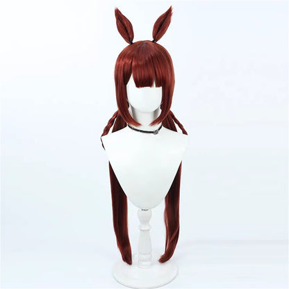 【In Stock】Game Umamusume:Pretty Derby Cosplay Swimwear スイープトウショウ Sweep Tosho Cosplay Wig With Ears and Tail