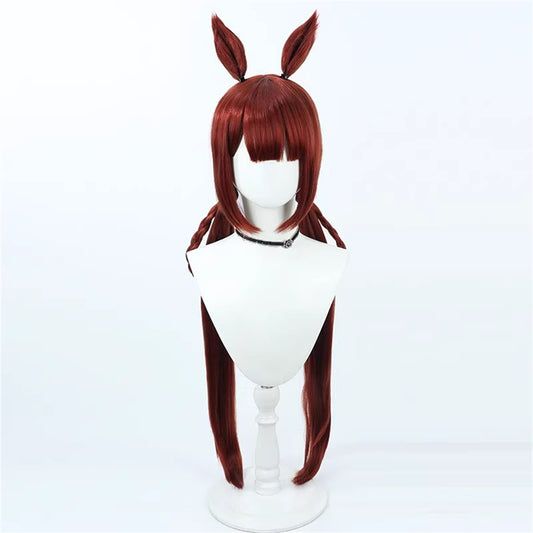 【In Stock】Game Umamusume:Pretty Derby Cosplay Swimwear スイープトウショウ Sweep Tosho Cosplay Wig With Ears and Tail