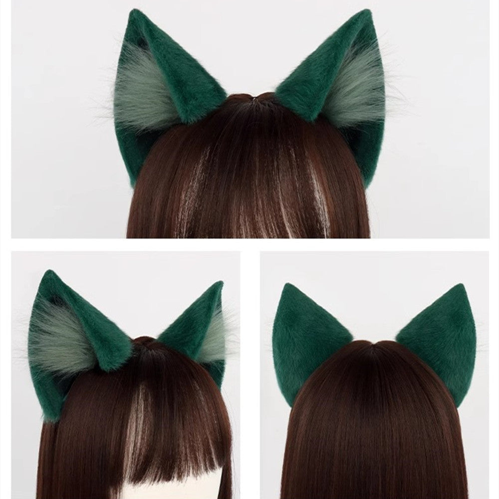 MiukoCosplay Anime The Apothecary Diaries Cosplay Maomao Cat's Ears Hair Hoop Cute Headwear Accessories &Tail Cosplay Prop