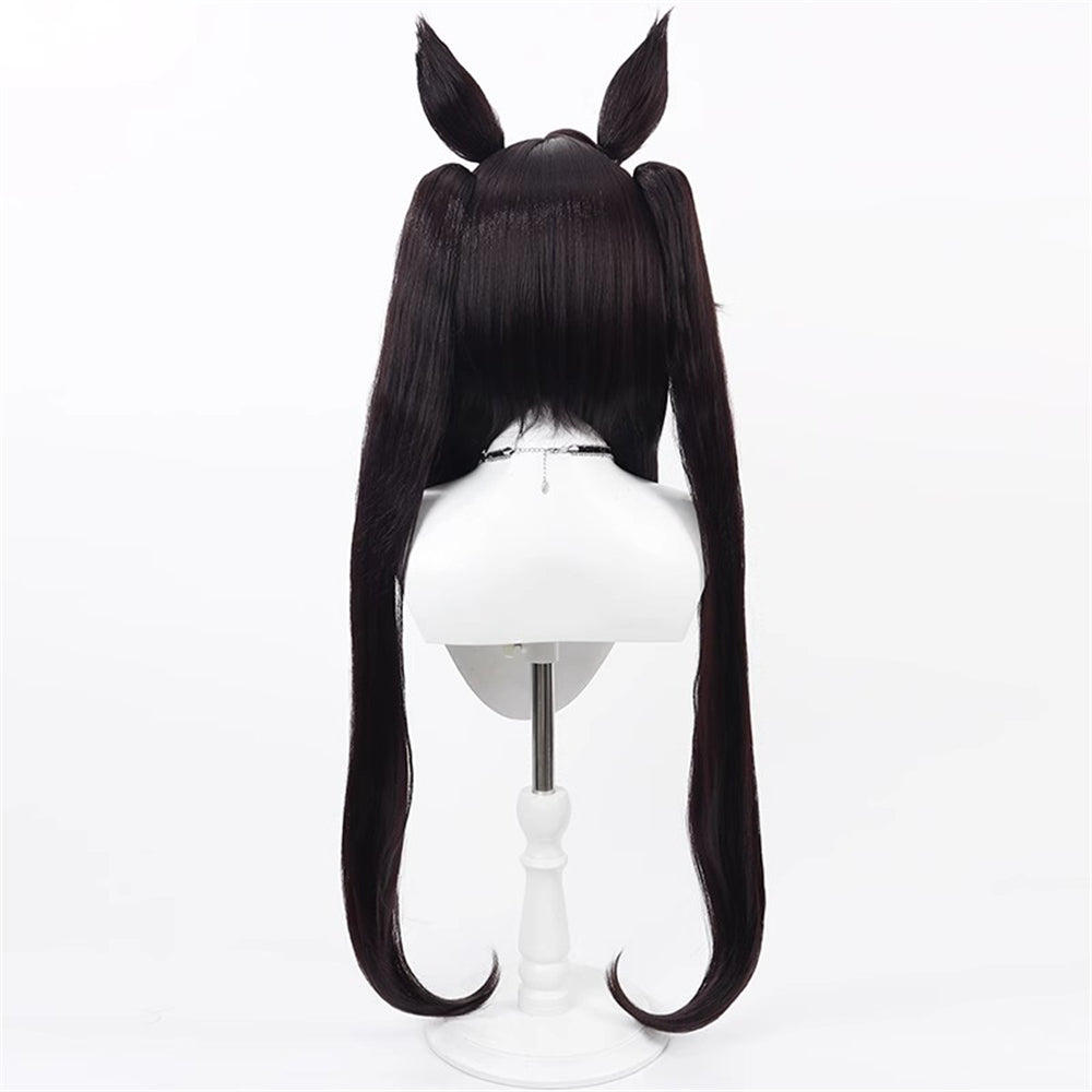 【In Stock】Game Umamusume:Pretty Derby Cosplay ヴィブロス Vivlos Cosplay Wig With Ears and Tail