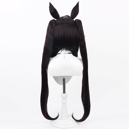 【In Stock】Game Umamusume:Pretty Derby Cosplay ヴィブロス Vivlos Cosplay Wig With Ears and Tail