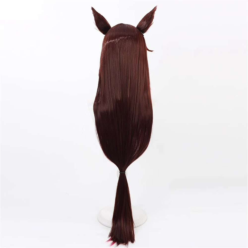 【In Stock】Game Umamusume:Pretty Derby Cosplay リガントーナ Rigantona Cosplay Wig With Ears and Tail