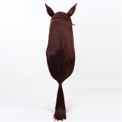 【In Stock】Game Umamusume:Pretty Derby Cosplay リガントーナ Rigantona Cosplay Wig With Ears and Tail