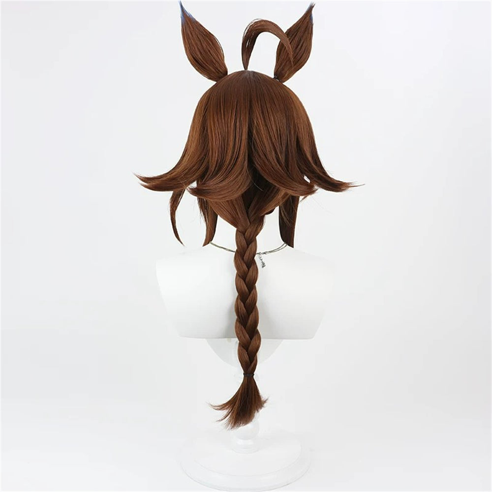【In Stock】Game Umamusume:Pretty Derby Cosplay Epiphaneia Cosplay Wig With Ears and Tail