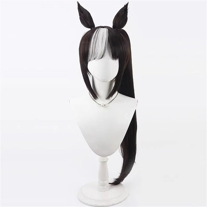 【In Stock】Game Umamusume:Pretty Derby Cosplay Swimwear ホッコータルマエ Hokko Tarumae Cosplay Wig With Ears and Tail