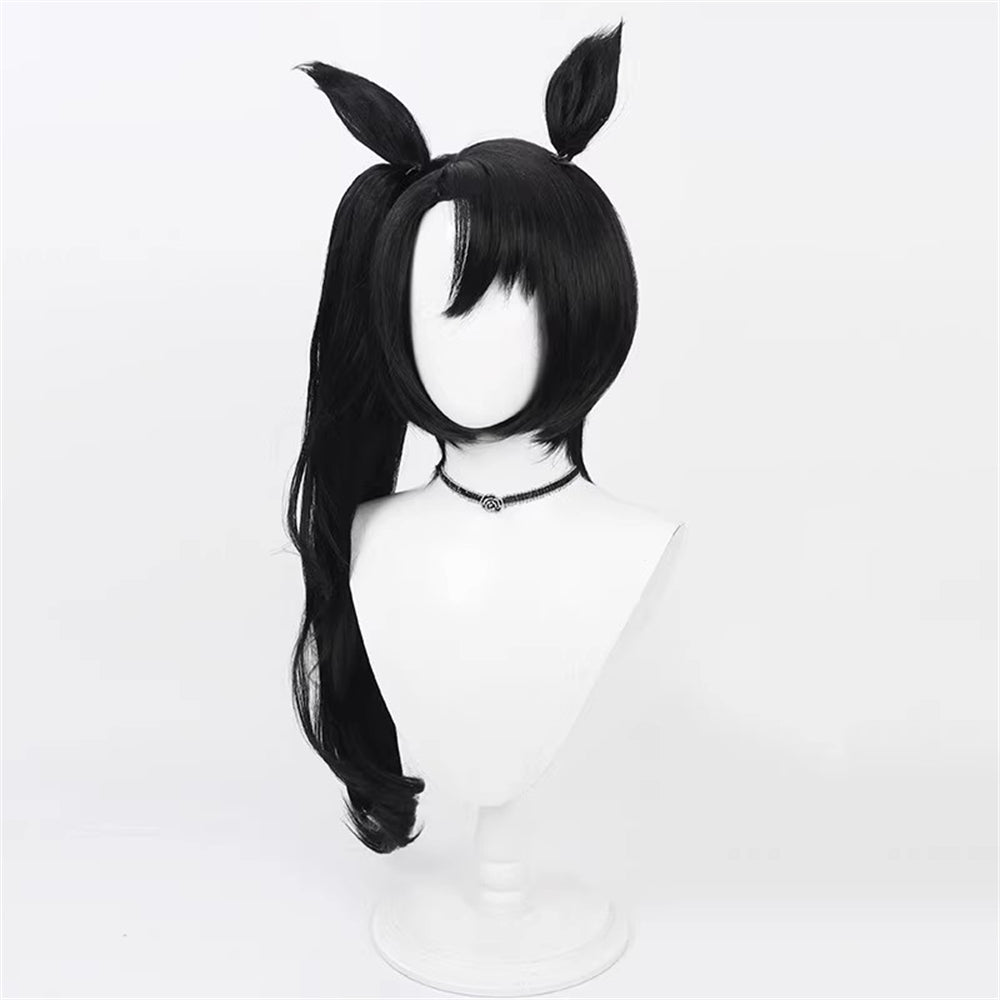【In Stock】Game Umamusume:Pretty Derby Cosplay サトノクラウン Satono Crown Cosplay Wig With Ears and Tail