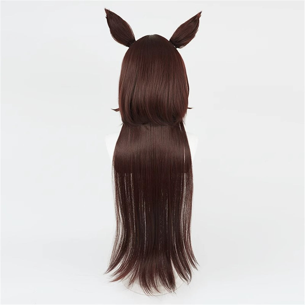 【In Stock】Game Umamusume:Pretty Derby Cosplay シリウスシンボリ Sirius Symboli Cosplay Wig With Ears and Tail