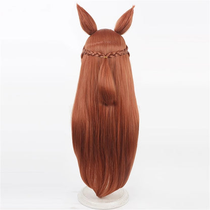 【In Stock】Game Umamusume:Pretty Derby Cosplay カワカミプリンセス Kawakami Princess Cosplay Wig With Ears and Tail