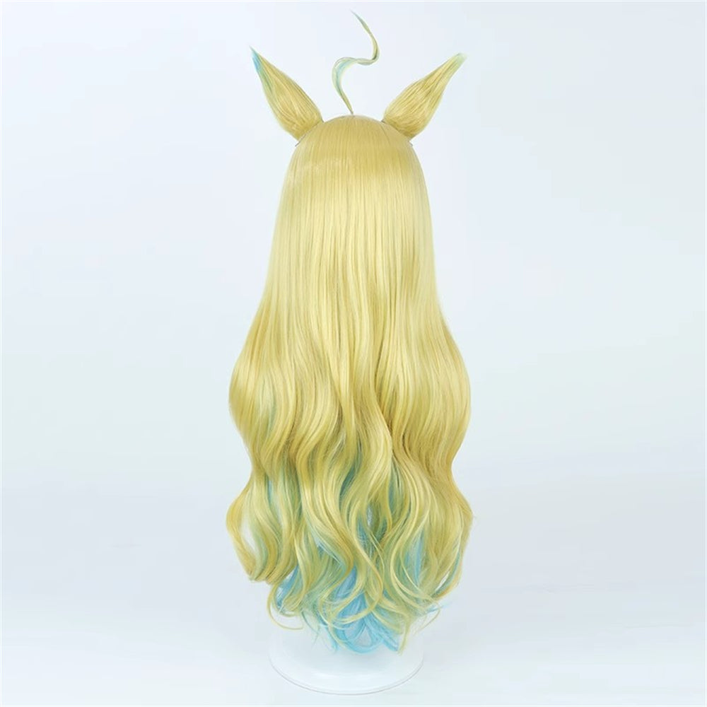 【In Stock】Game Umamusume:Pretty Derby Cosplay ネオユニヴァース Neo Universe Cosplay Wig With Ears and Tail