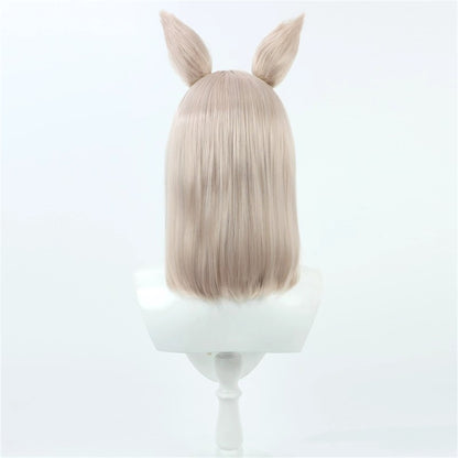 【In Stock】Game Umamusume:Pretty Derby Cosplay ハッピーミーク Happy Meek Cosplay Wig With Ears and Tail