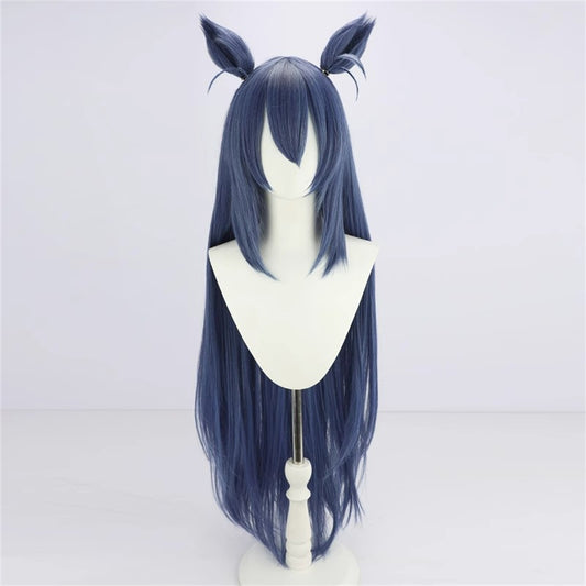 【In Stock】Game Umamusume:Pretty Derby Cosplay ヒシアマゾン Hishi Amazon Cosplay Wig With Ears and Tail