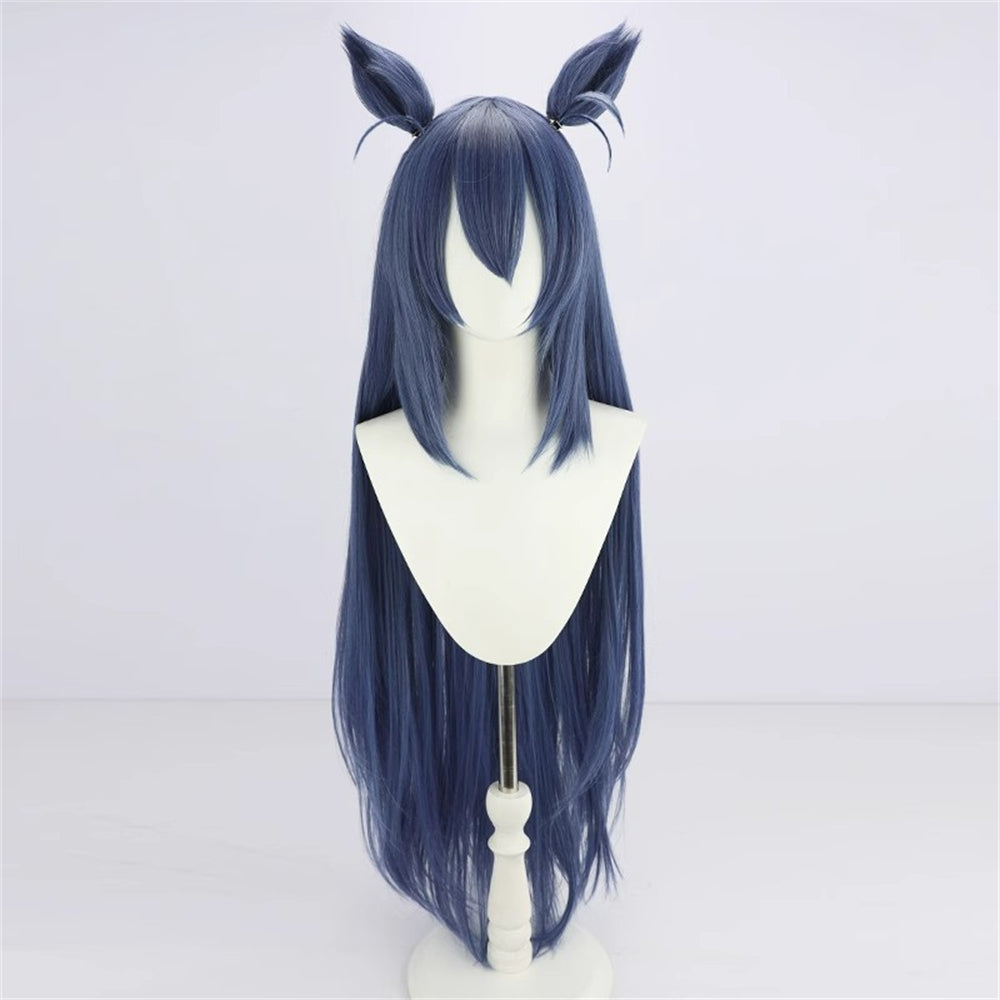 【In Stock】Game Umamusume:Pretty Derby Cosplay ヒシアマゾン Hishi Amazon Cosplay Wig With Ears and Tail