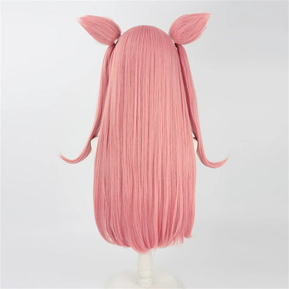 【In Stock】Game Umamusume:Pretty Derby Cosplay アグネスデジタル Agnes Digital Cosplay Wig With Ears and Tail