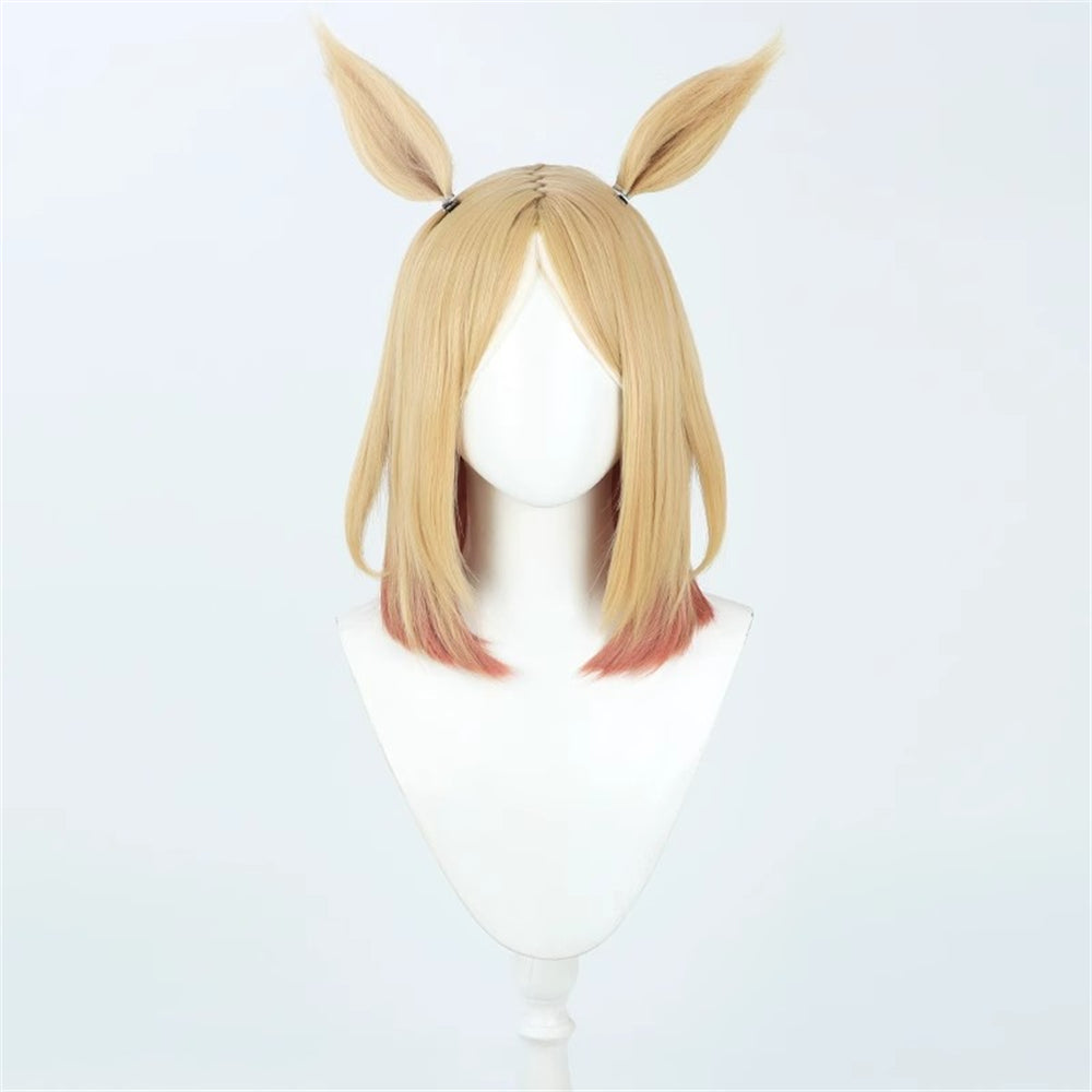 【In Stock】Game Umamusume:Pretty Derby Cosplay ナリタトップロード Narita Top Road Cosplay Wig With Ears and Tail