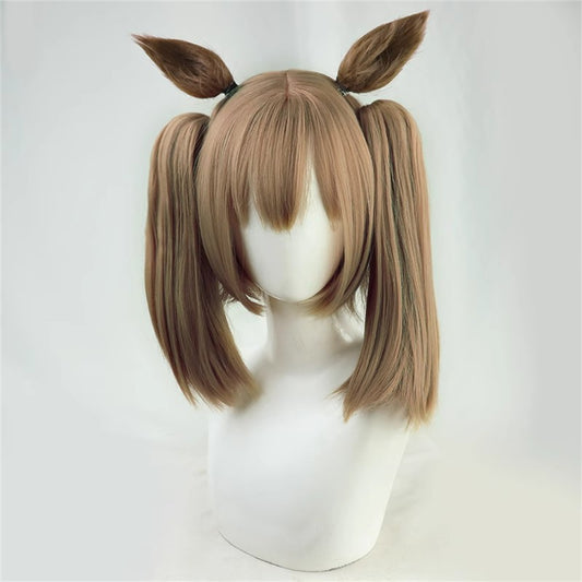 【In Stock】Game Umamusume:Pretty Derby Cosplay スマートファルコン Smart Falcon Cosplay Wig With Ears and Tail