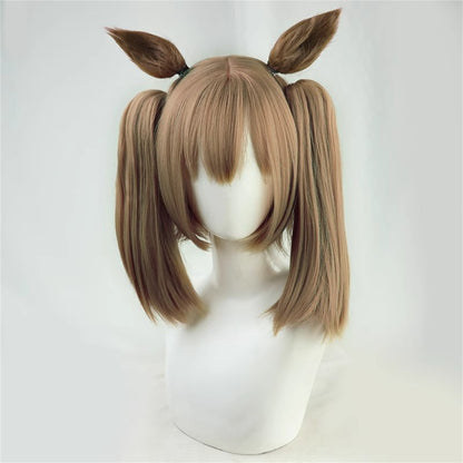 【In Stock】Game Umamusume:Pretty Derby Cosplay スマートファルコン Smart Falcon Cosplay Wig With Ears and Tail