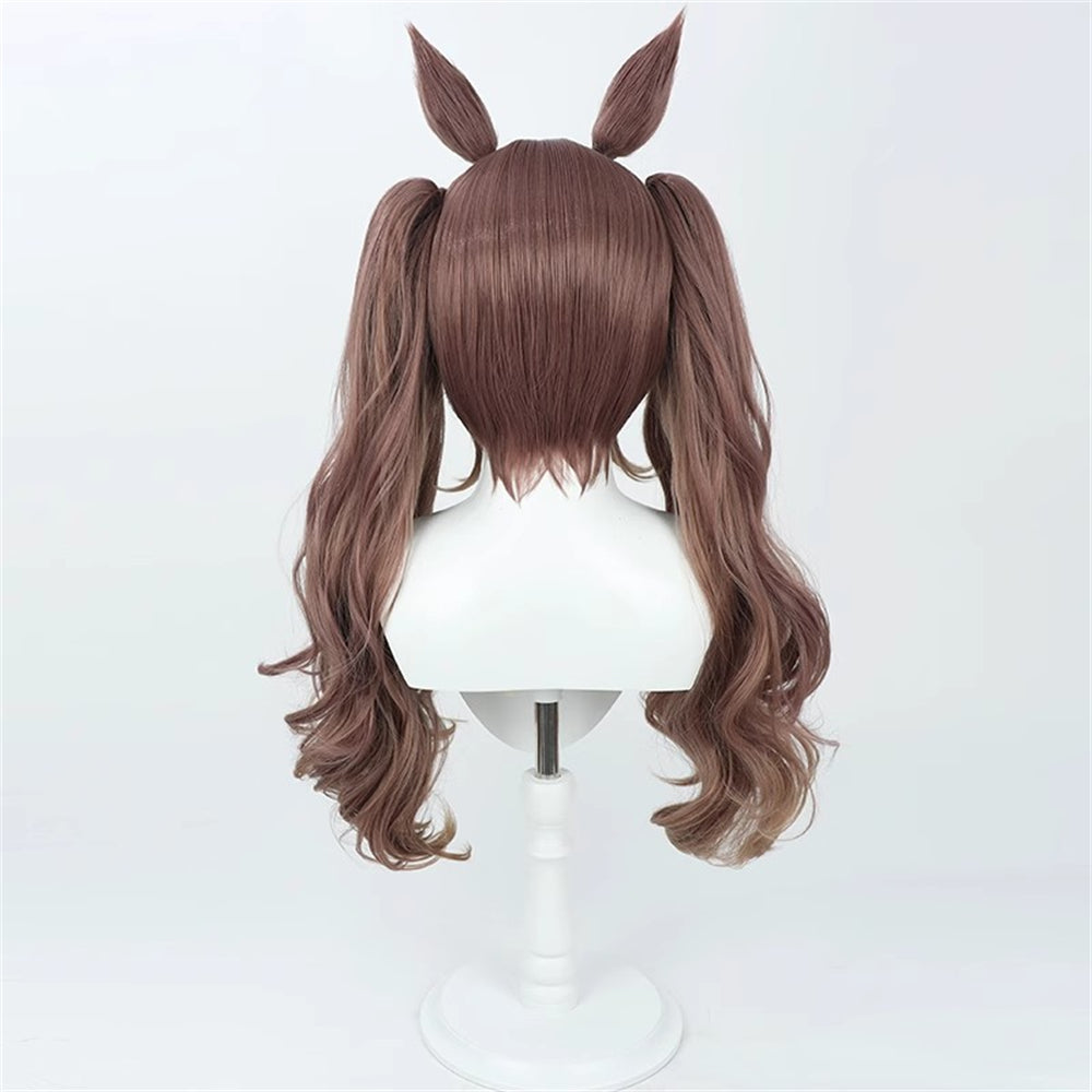 【In Stock】Game Umamusume:Pretty Derby Cosplay トーセンジョーダン Tosen Jordan Cosplay Wig With Ears and Tail