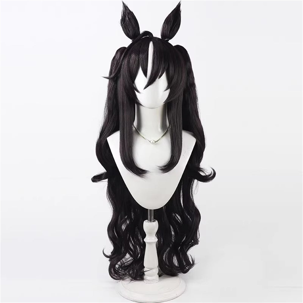 【In Stock】Game Umamusume:Pretty Derby Cosplay Swimwear ヴィブロス Vivlos Cosplay Wig With Ears and Tail