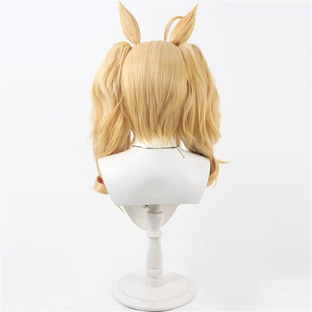 【In Stock】Game Umamusume:Pretty Derby Cosplay ユキノビジン Yukino Bijin Cosplay Wig With Ears and Tail