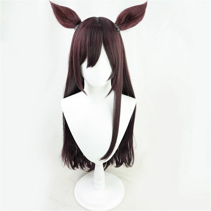【In Stock】Game Umamusume:Pretty Derby Cosplay メジロドーベル Mejiro Dober Cosplay Wig With Ears and Tail