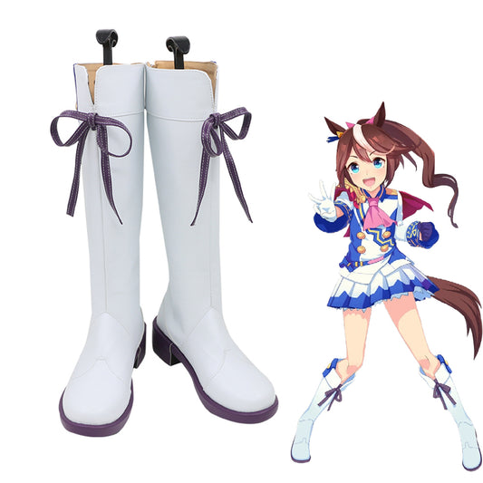 Game Umamusume: Pretty Derby Cosplay Tokai Teio Cosplay Shoes