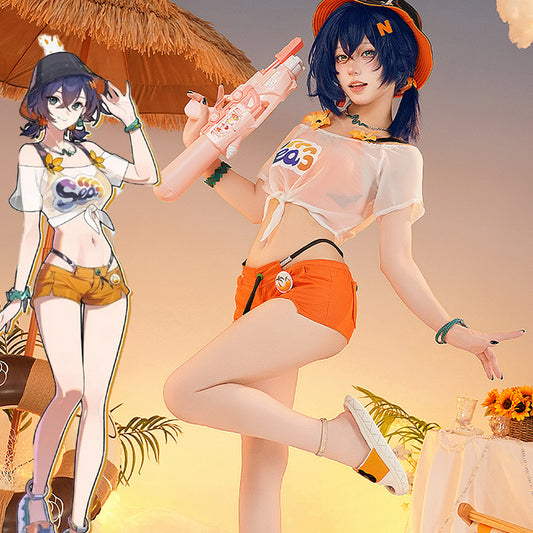 【Pre-Sale】Game Zenless Zone Zero Cosplay Belle Swimsuit Cosplay Costume