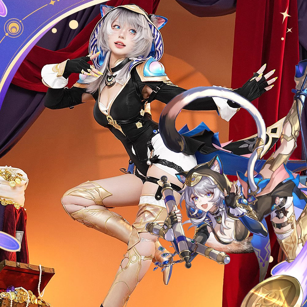 【In Stock】Game Honkai: Star Rail Cosplay Cipher Cosplay Costume Premium Edition