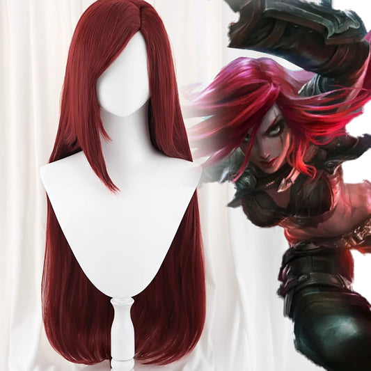 【In Stock】Game League of Legends Cosplay Katarina Du Couteau Cosplay Wig