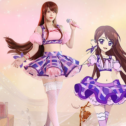 【In Stock】Anime Aikatsu! Cosplay Shibuki Ran Cosplay Costume Premium Edition