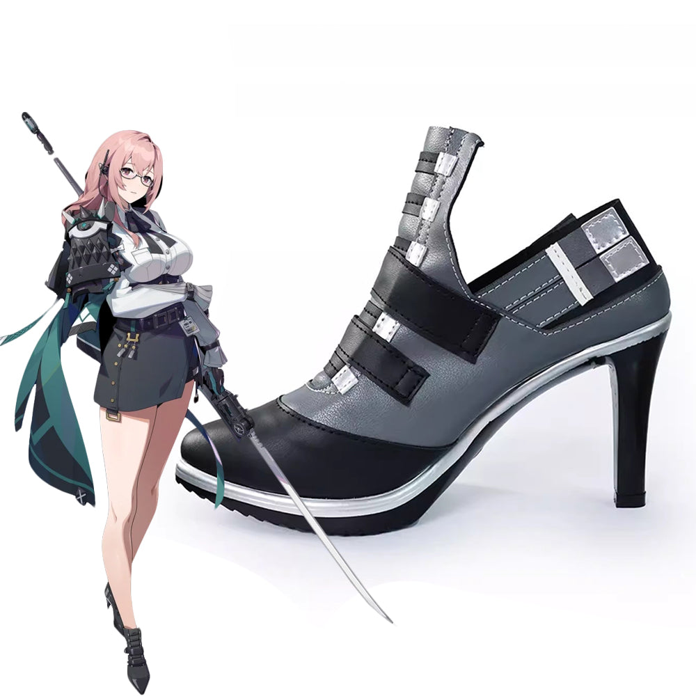 Game Zenless Zone Zero Cosplay Tsukishiro Yanagi Cosplay Shoes