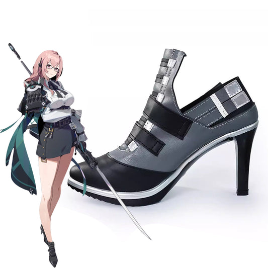 Game Zenless Zone Zero Cosplay Tsukishiro Yanagi Cosplay Shoes